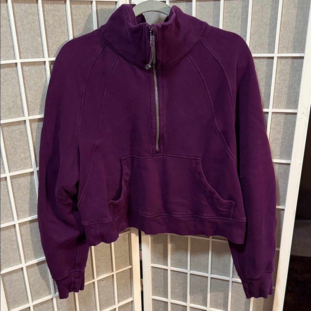 LULULEMON SCUBA OVERSUZED HALF ZIP HOODED SWEATSHIRT🌸
